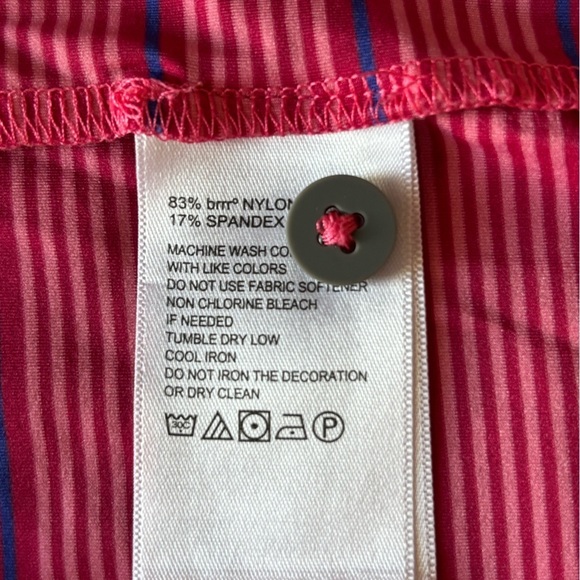 Tommy Bahama Island Zone Sz 2XL Java Red Palm Desert Driver Stripe Polo Shirt - Picture 6 of 10